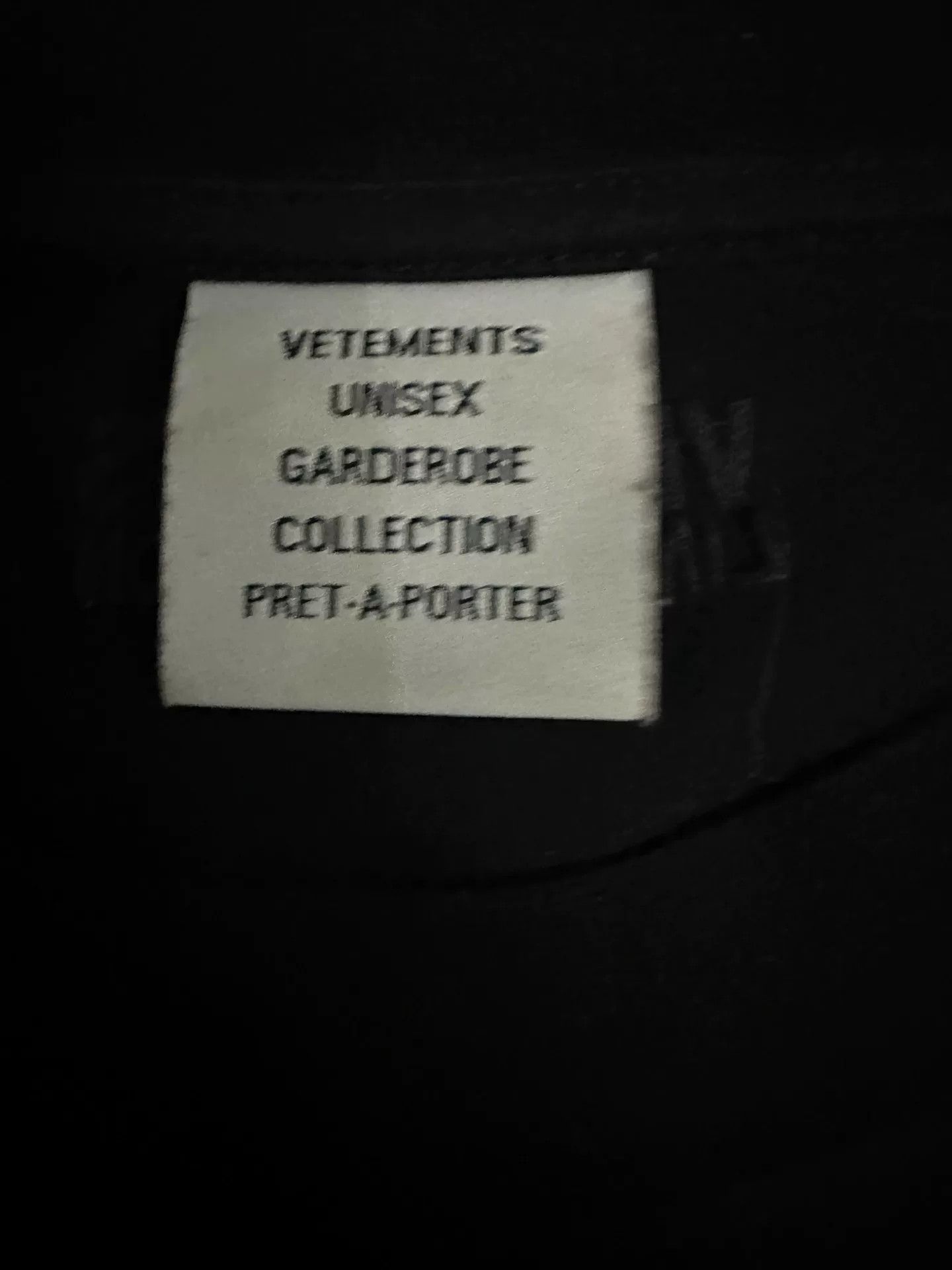 Vetements vetements restricted short sleeve t-shirt Size US M / EU 48-50 / 2 - 5 Thumbnail