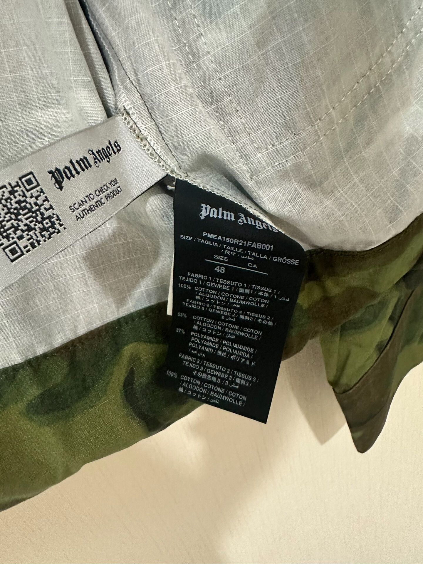 Palm Angels palm angels camo work jacket size 48 Size US M / EU 48-50 / 2 - 3 Thumbnail