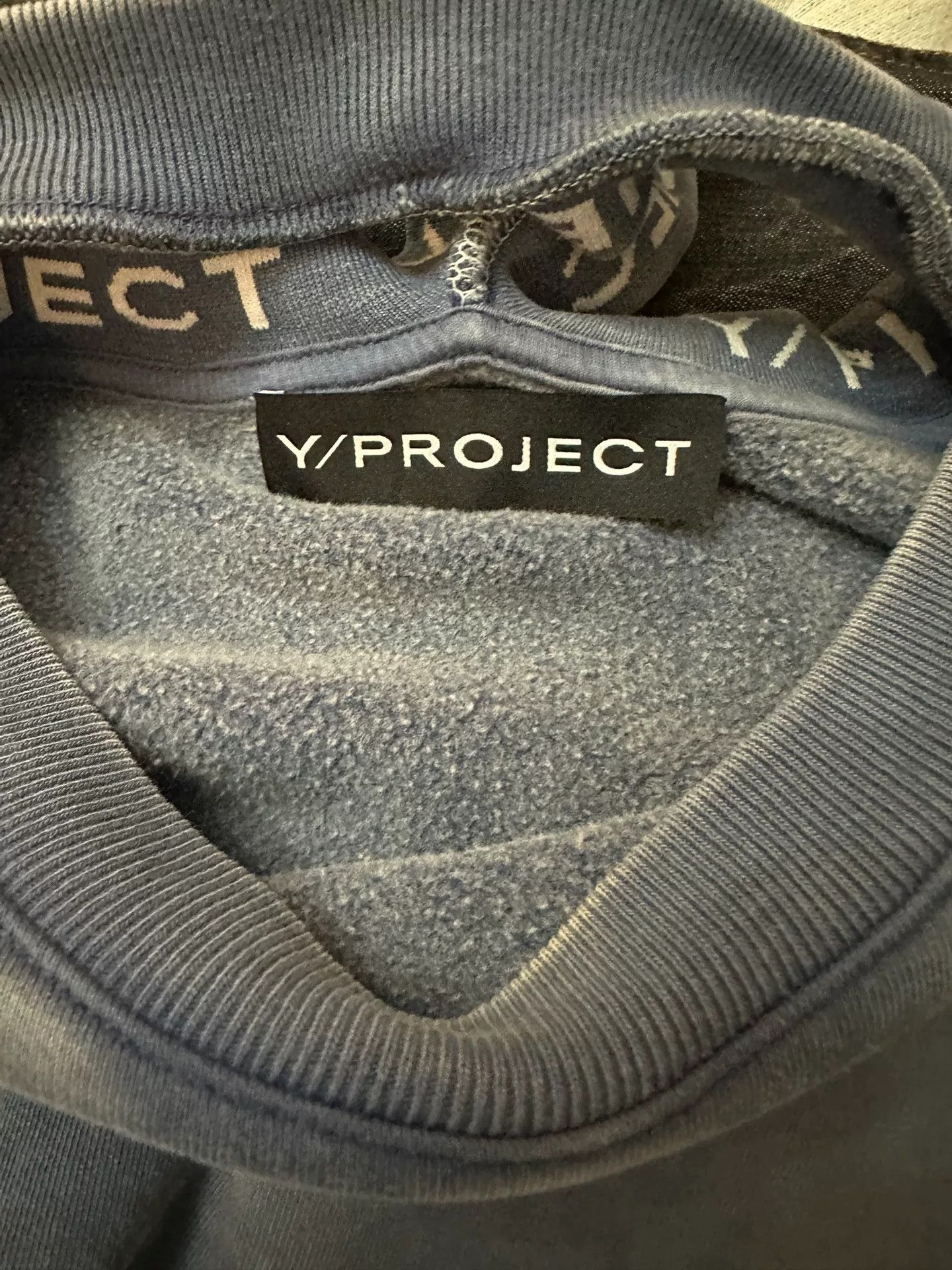 Yohji Yamamoto y/project oversized crewneck sweatshirt Size US S / EU 44-46 / 1 - 3 Thumbnail