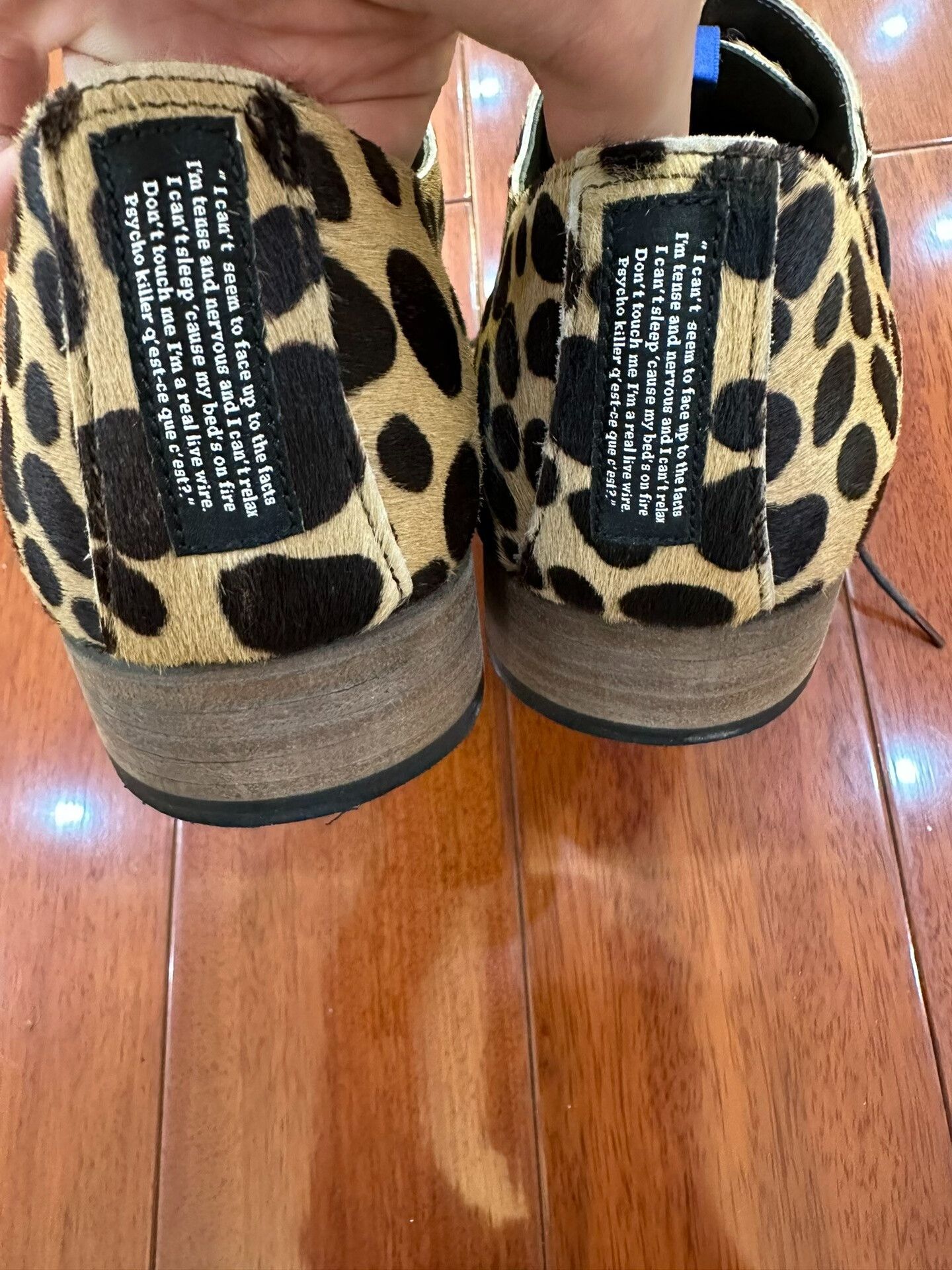 Undercover new undercover men's cowhide shoes Size US 10.5 / EU 43-44 - 4 Thumbnail