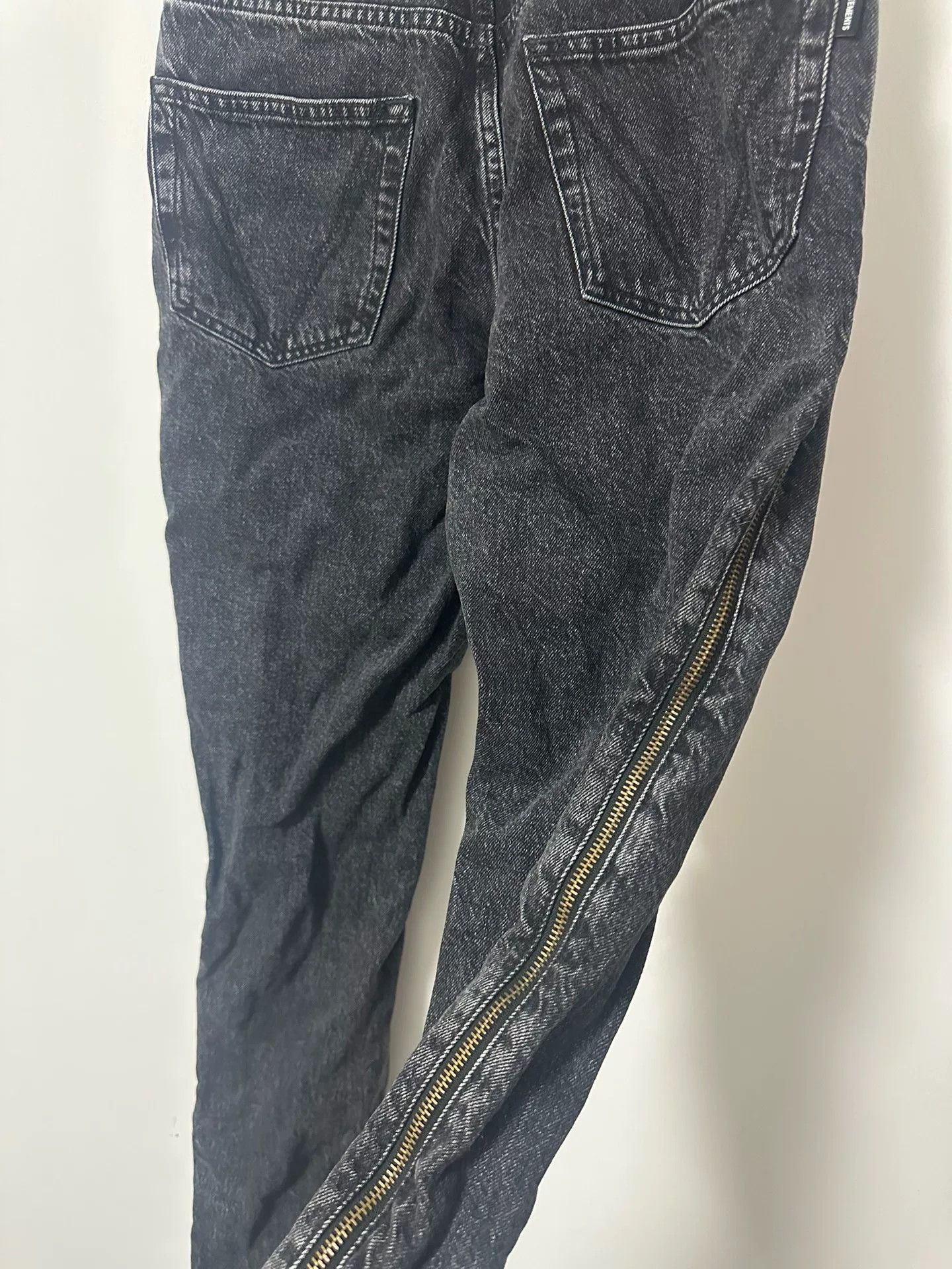Vetements vetements zip-up denim pants in xs Size US 26 / EU 42 - 3 Thumbnail