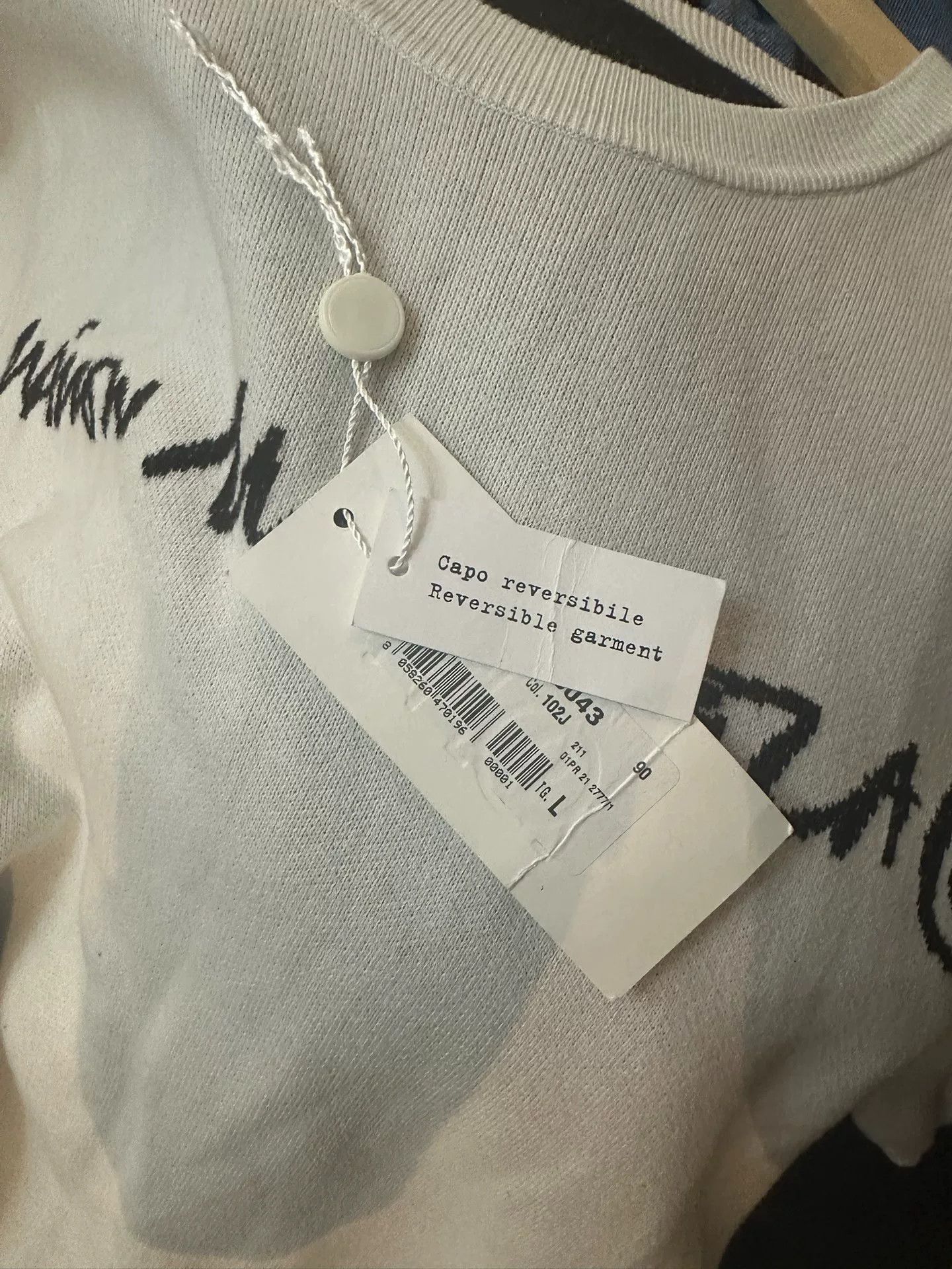 MM6 Maison Margiela MM6 Wool Short Sleeve Tee Size US L / EU 52-54 / 3 - 3 Thumbnail