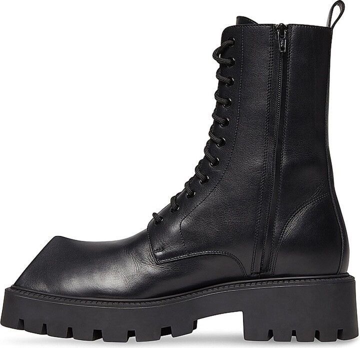 Balenciaga Lace up Rhino Boots in Black Size US 13 / EU 46 - 4 Thumbnail