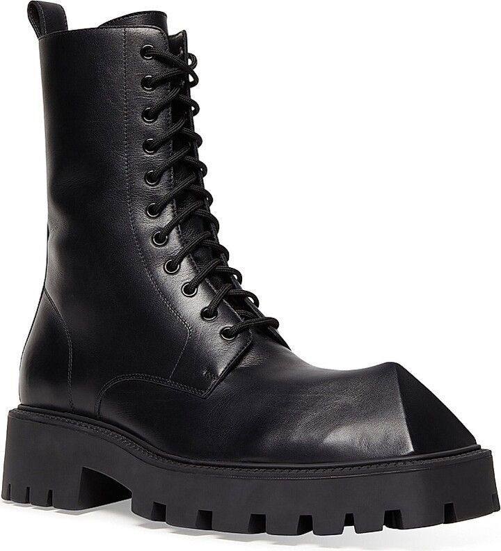 Balenciaga Lace up Rhino Boots in Black Size US 13 / EU 46 - 2 Thumbnail
