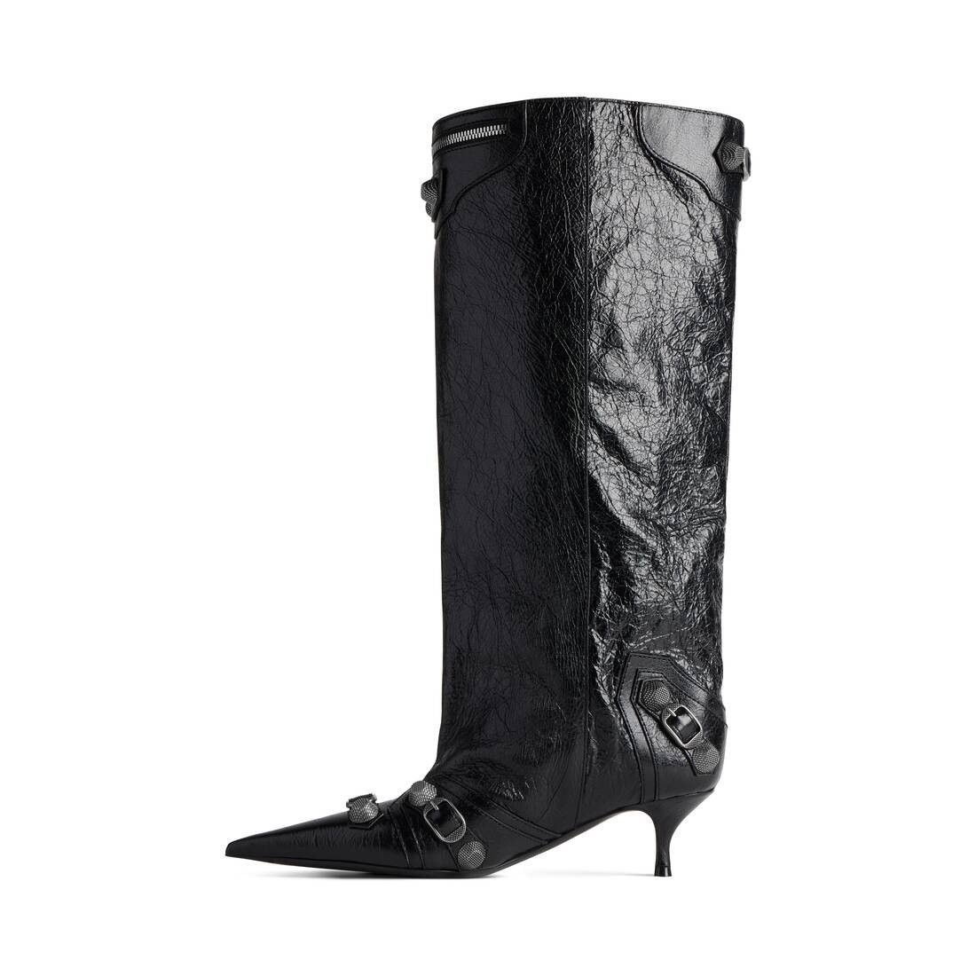 Balenciaga Cagole Wide Boots in Black Size US 9 / IT 39 - 4 Thumbnail