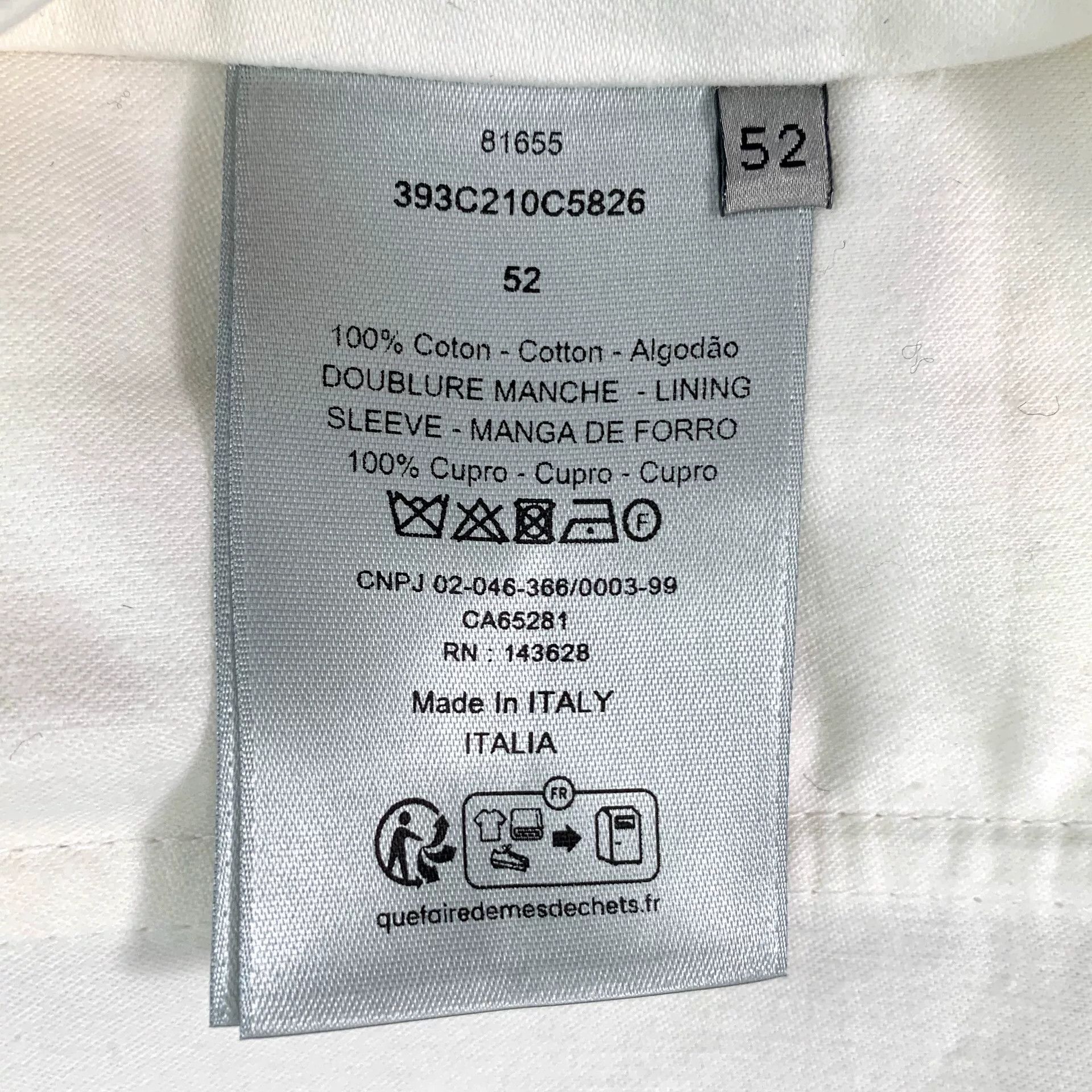 Dior Dior x Denim Tears Cotton Blazer Size US L / EU 52-54 / 3 - 8 Thumbnail