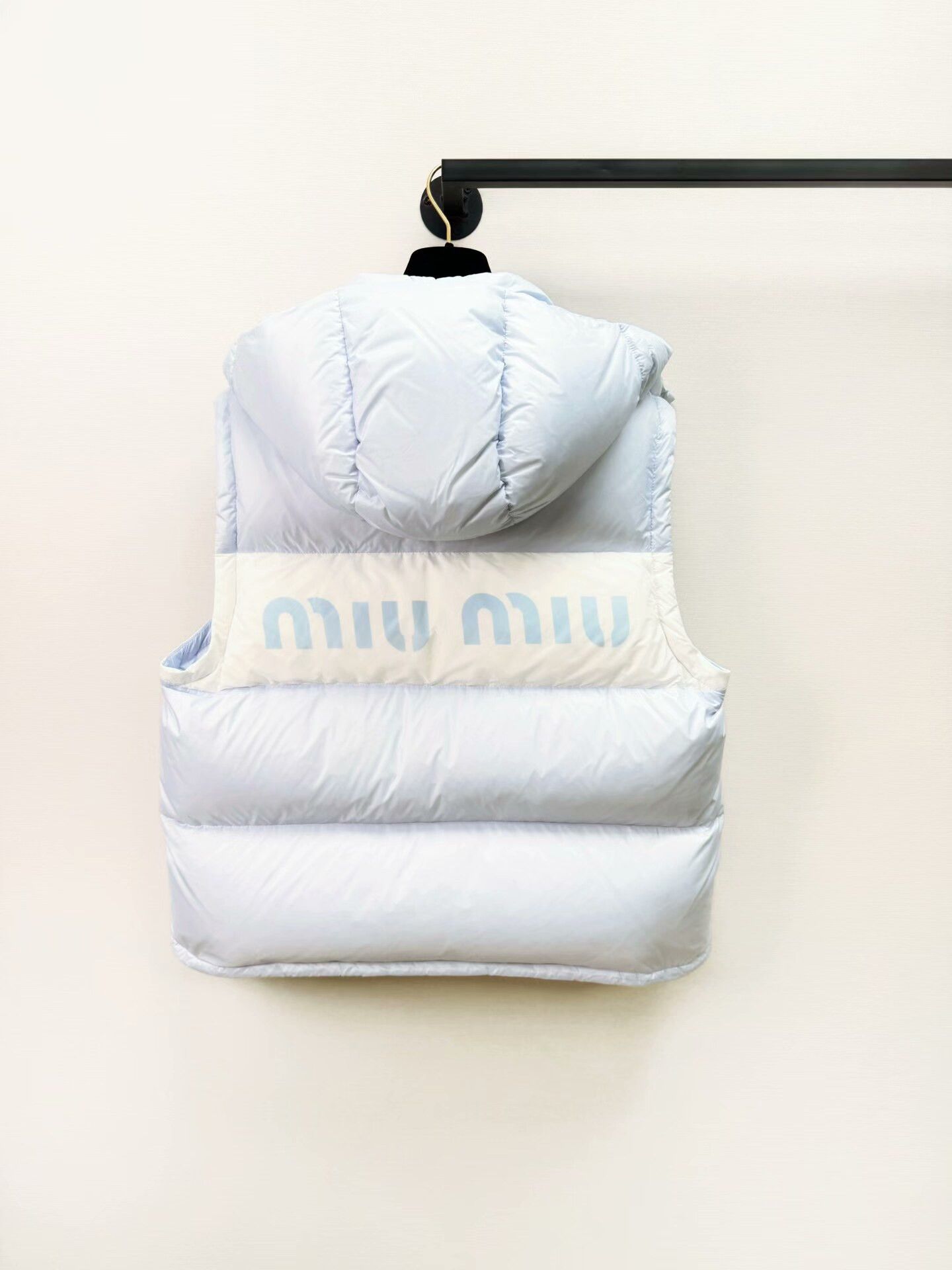 Miu Miu light blue down vest by miu miu Size US M / EU 48-50 / 2 - 4 Thumbnail