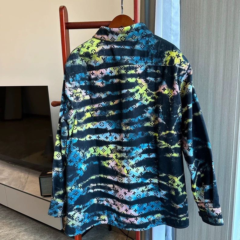 Louis Vuitton Louis Vuitton Laser Monogram Denim Jacket Size US M / EU 48-50 / 2 - 2 Thumbnail