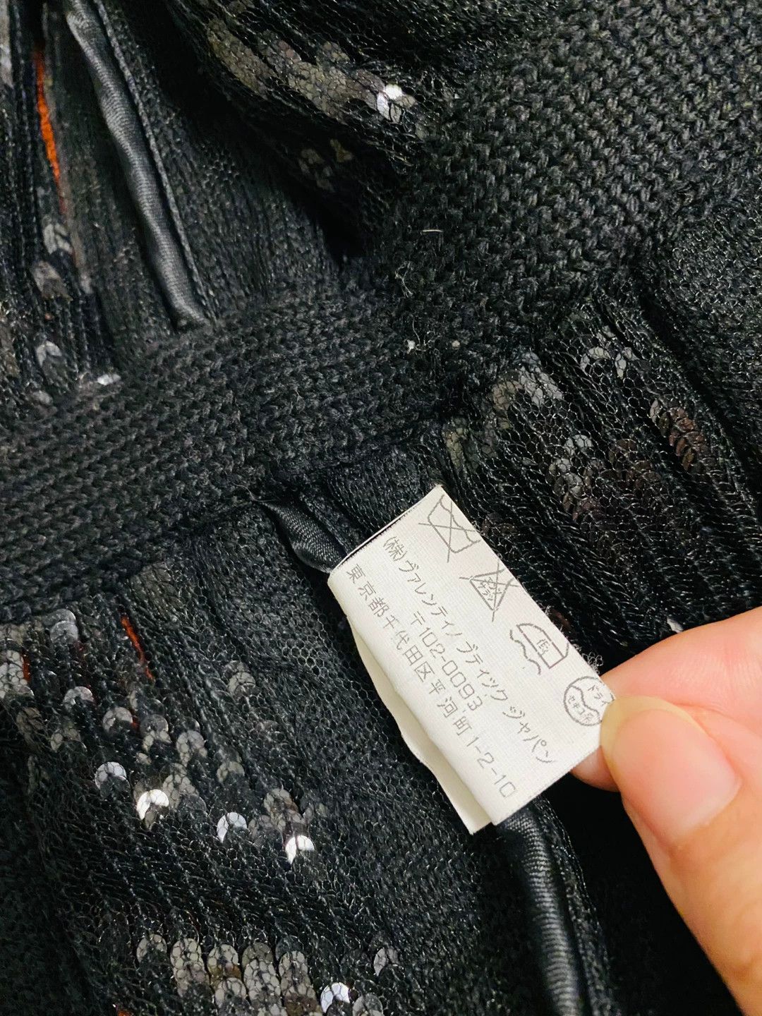 Valentino Valentino Sequin Black Fur Coat Size US S / EU 44-46 / 1 - 7 Thumbnail