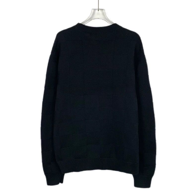 Louis Vuitton Louis Vuitton Black Checker Logo Sweater Size US XS / EU 42 / 0 - 2 Thumbnail