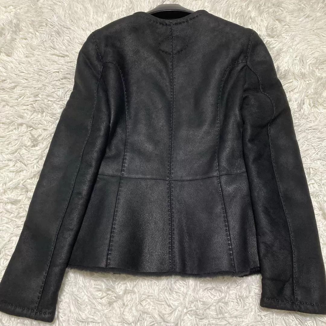 Fendi FENDI Sheepskin Leather Jacket Size US XS / EU 42 / 0 - 5 Thumbnail