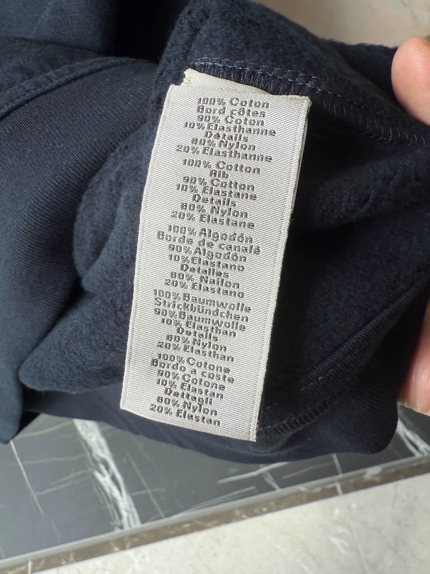 Hermes Hermes Men's Black Fleece Sweatshirt Size US L / EU 52-54 / 3 - 6 Thumbnail