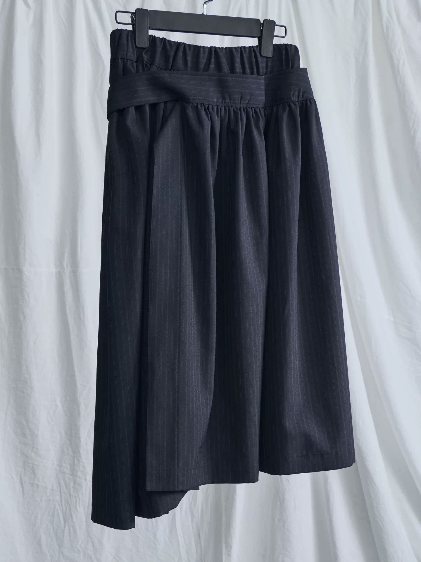 Junya Watanabe navy wool belt dress by junya watanabe Size M / US 6-8 / IT 42-44 - 8 Thumbnail