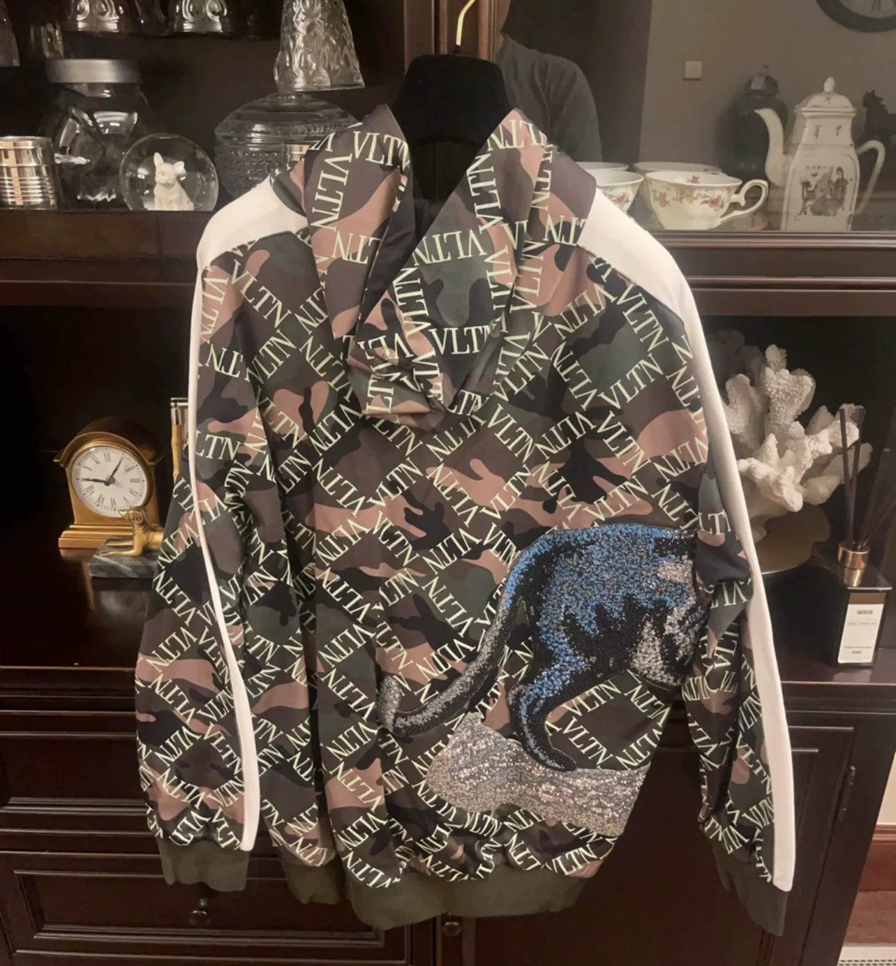 Valentino Valentino Camo Hooded Sweatshirt Size US XL / EU 56 / 4 - 2 Thumbnail
