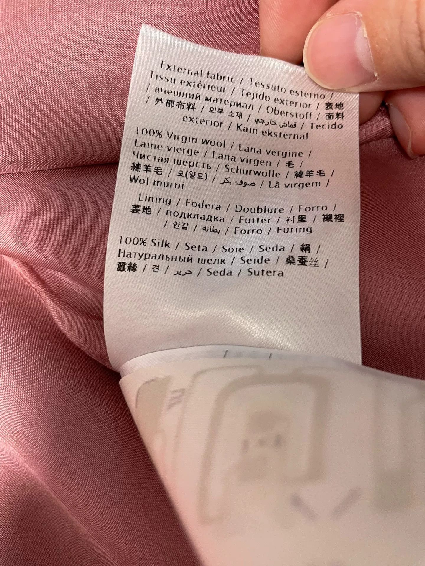 Valentino Valentino Pink Wool Long Coat Size US M / EU 48-50 / 2 - 4 Thumbnail