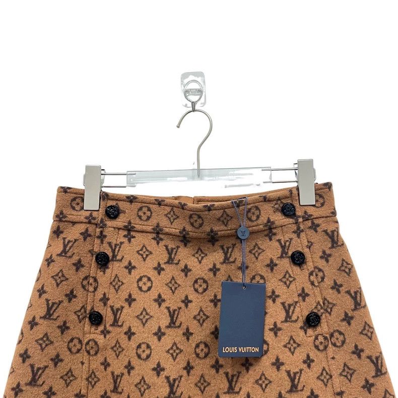 Louis Vuitton Louis Vuitton Monogram Wool Skirt Size US 38 / EU 54 - 4 Thumbnail