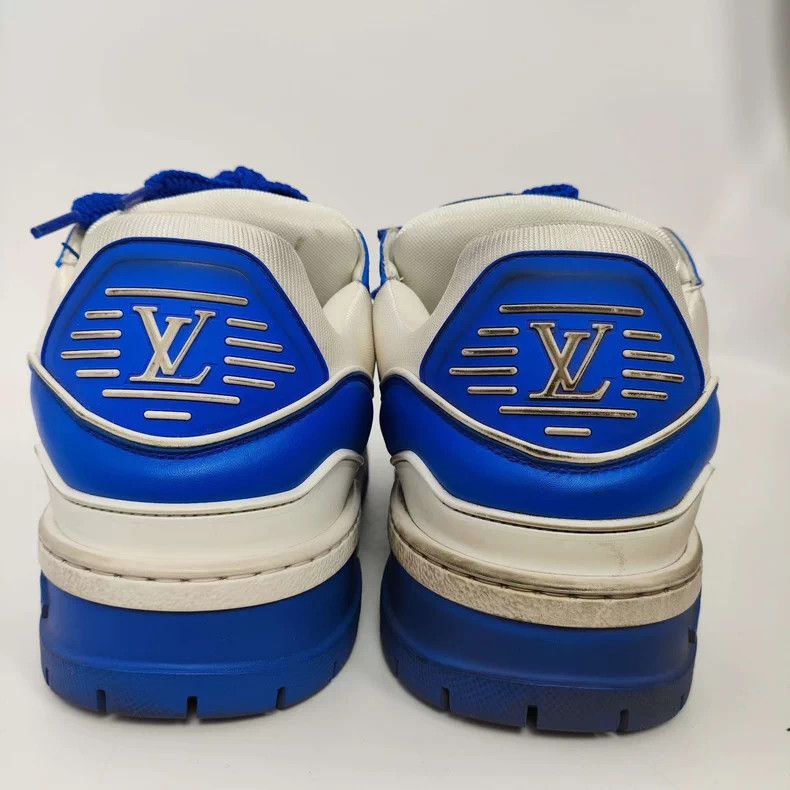 Louis Vuitton LV Blue Lowtop Sneakers Size 11 Size US 11 / EU 44 - 3 Thumbnail