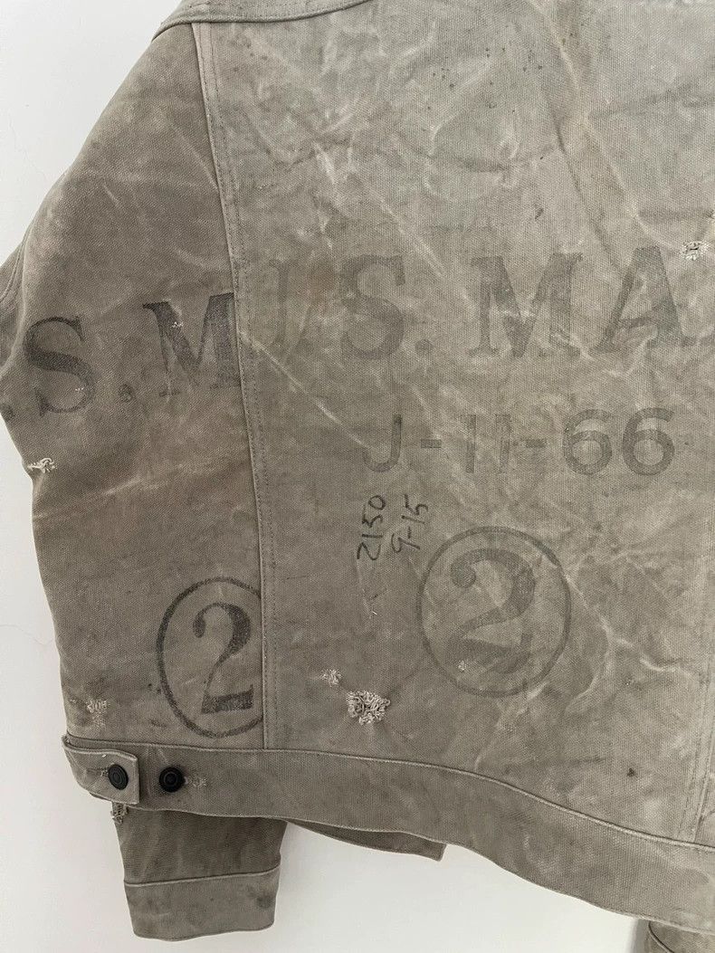 READYMADE READYMADE Cement Gray Military Jacket Size US M / EU 48-50 / 2 - 4 Thumbnail