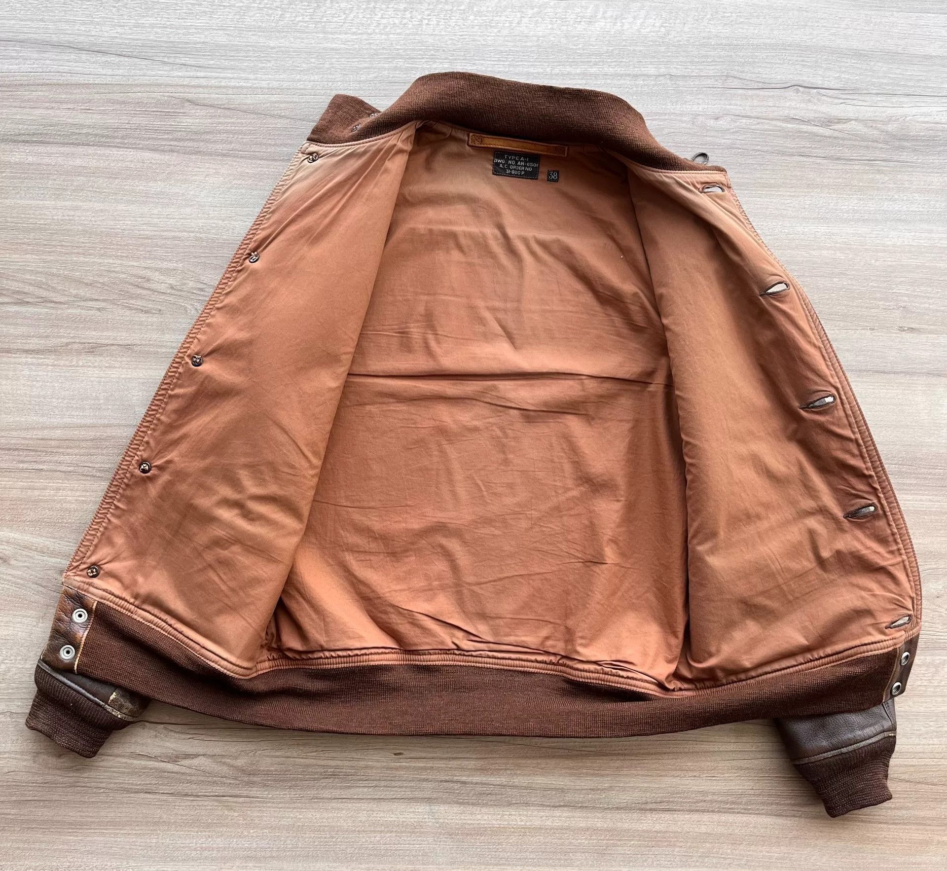 The Real McCoy's The Real McCoy‘s Goat Skin Type A-1 Jacket Size US M / EU 48-50 / 2 - 2 Thumbnail