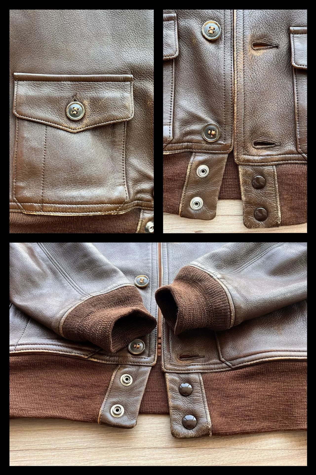 The Real McCoy's The Real McCoy‘s Goat Skin Type A-1 Jacket Size US M / EU 48-50 / 2 - 6 Thumbnail