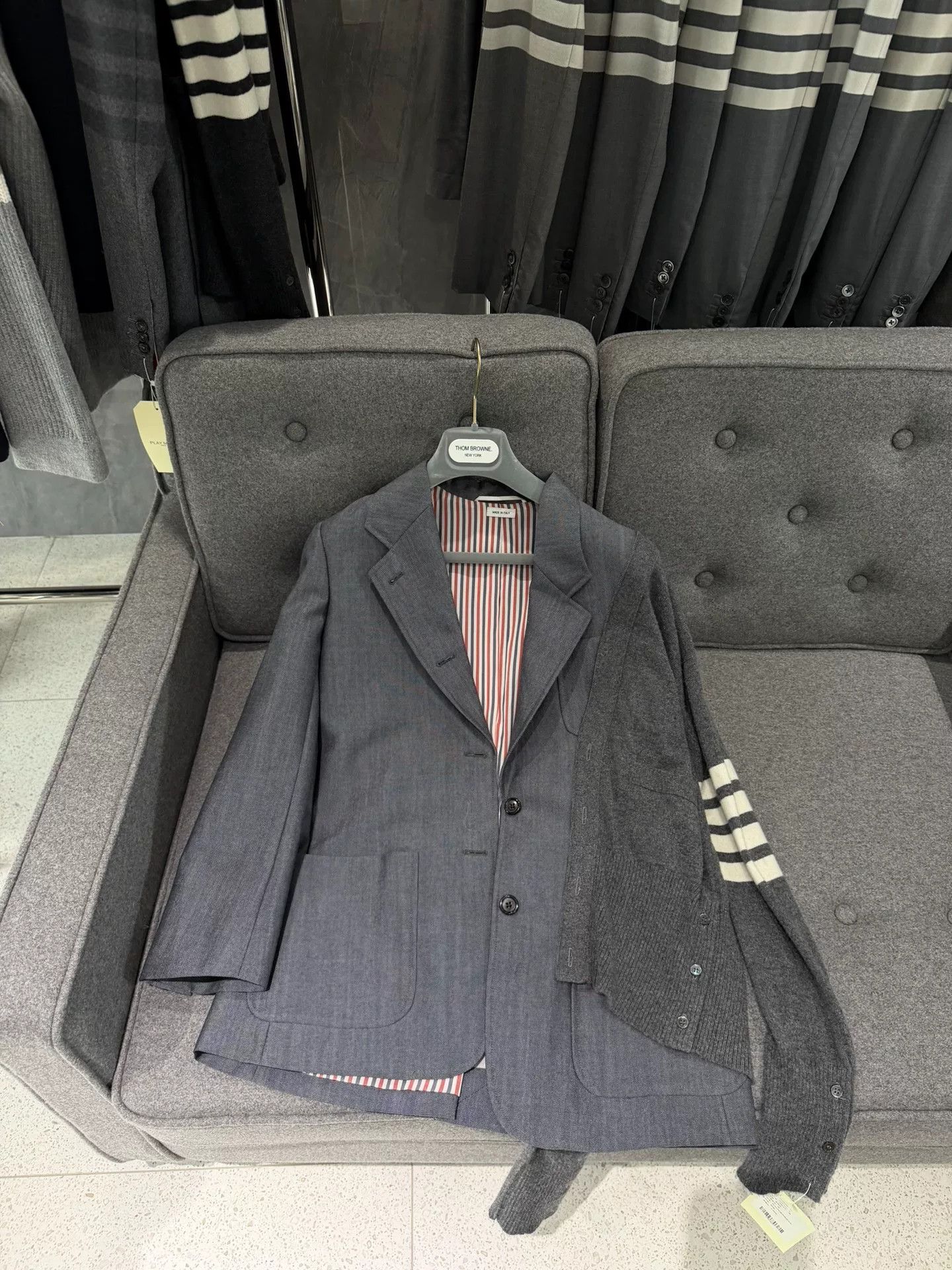 Thom Browne thom browne women's deconstructed design blazer Size M / US 6-8 / IT 42-44 - 3 Thumbnail