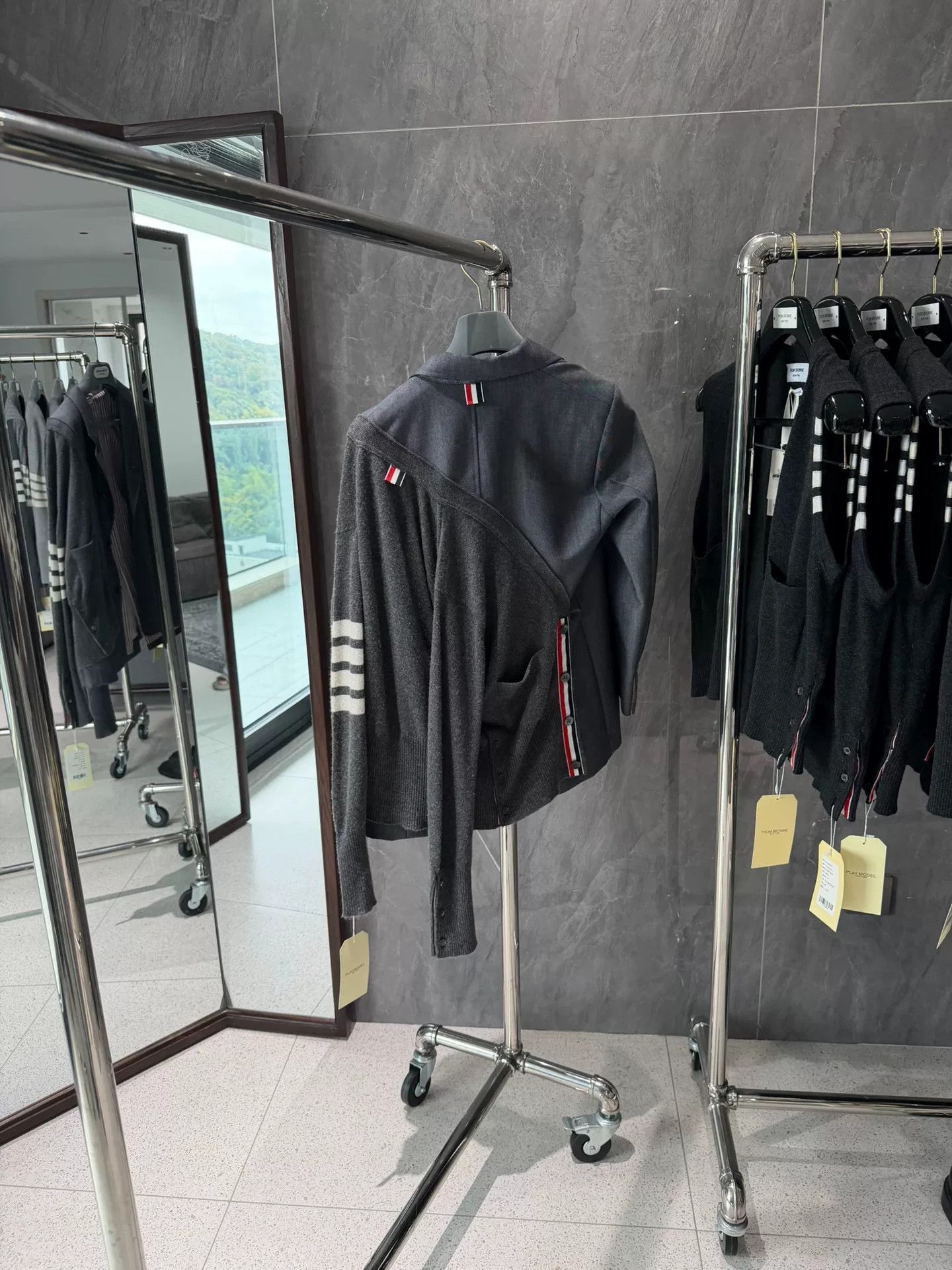 Thom Browne thom browne women's deconstructed suit jacket Size M / US 6-8 / IT 42-44 - 2 Thumbnail