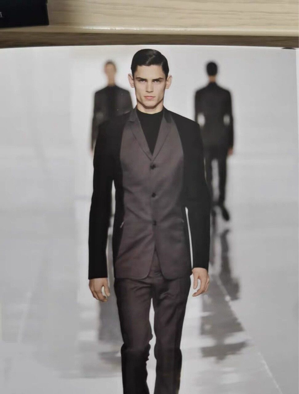 Dior Dior Men's Black Gray Wool Blazer Size US XL / EU 56 / 4 - 8 Thumbnail