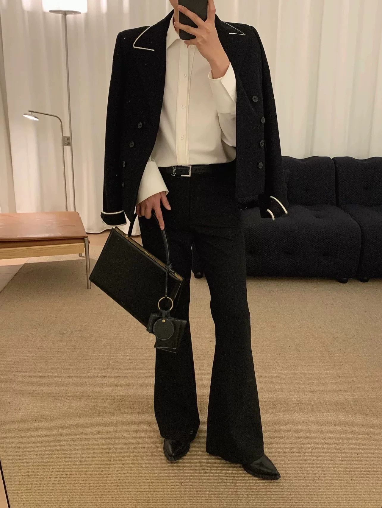 Saint Laurent Paris saint laurent double-breasted wool jacket Size US L / EU 52-54 / 3 - 6 Thumbnail