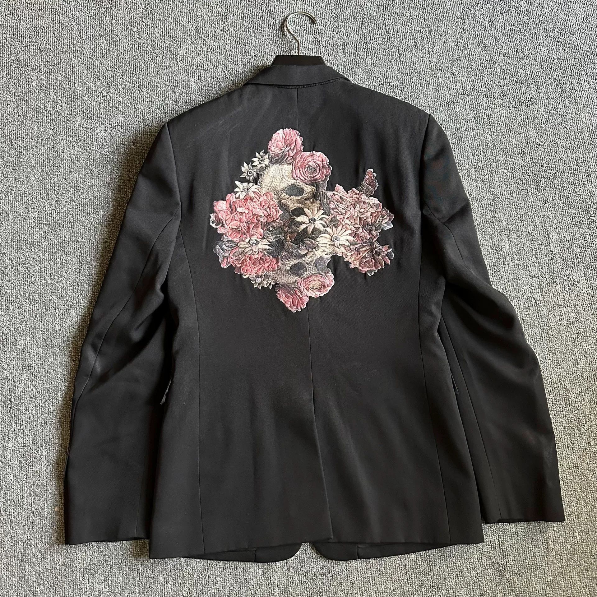 Dior dior homme 17ss rose skull suit Size US M / EU 48-50 / 2 - 2 Thumbnail