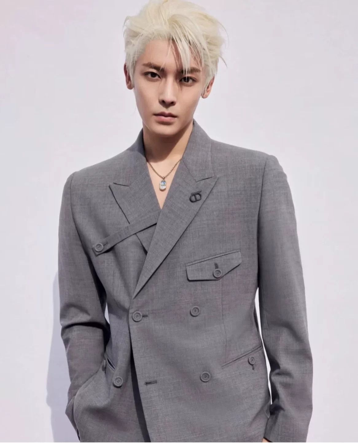 Dior Dior Man Gray Shawl Collar Suit Size US S / EU 44-46 / 1 - 8 Thumbnail