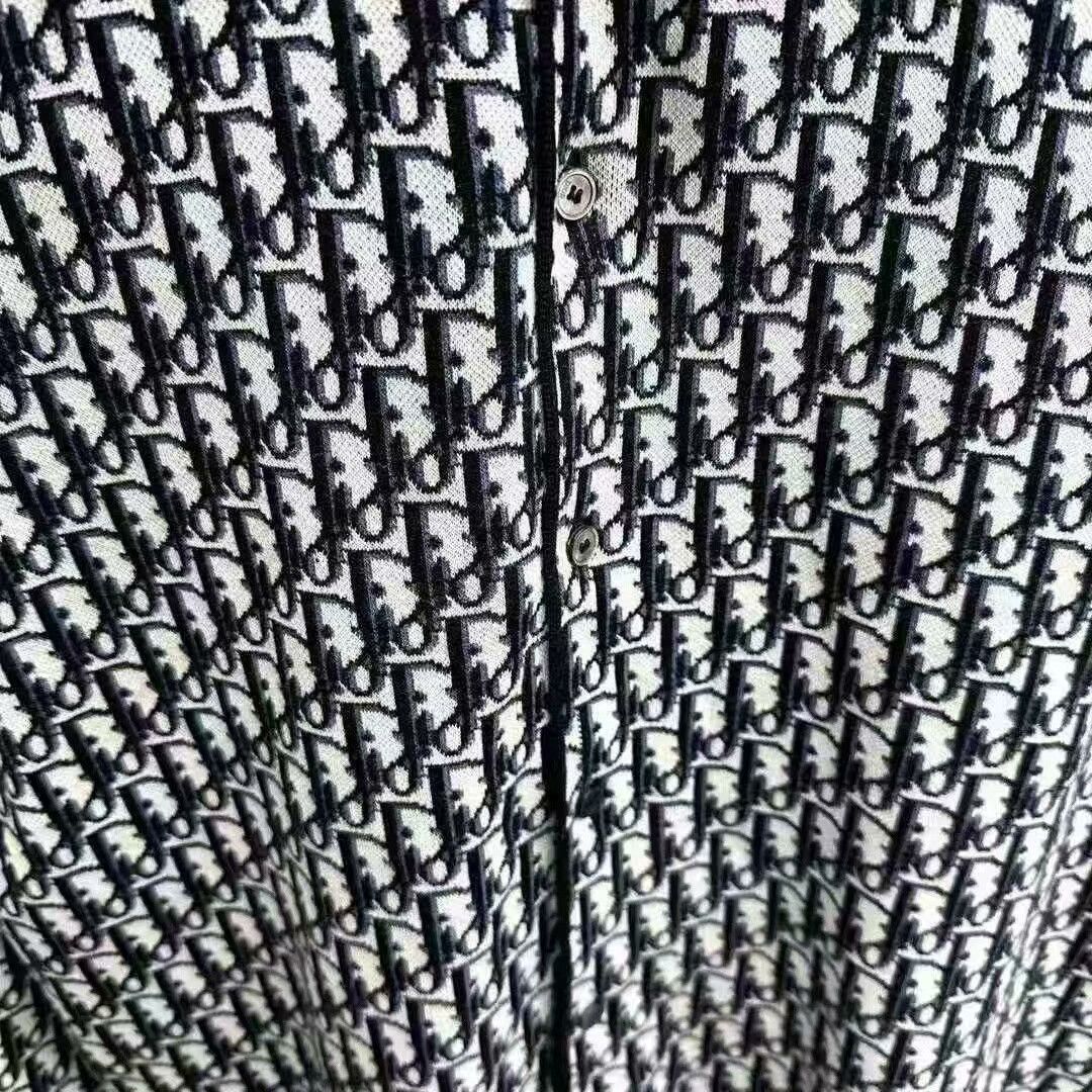 Dior Dior Black White Knit Print Shirt Size US S / EU 44-46 / 1 - 3 Thumbnail