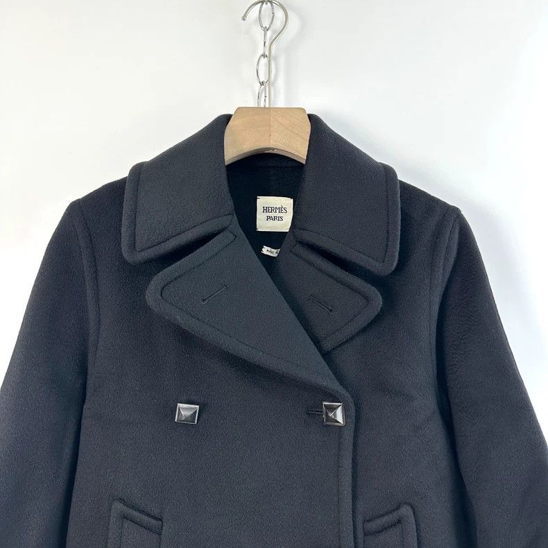 Hermes Hermes Women's Black Short Wool Coat Size US S / EU 44-46 / 1 - 3 Thumbnail