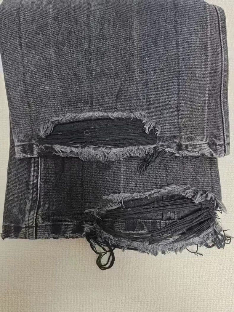 Balenciaga Balenciaga 22FW Flared Distressed Jeans Size US 32 / EU 48 - 3 Thumbnail
