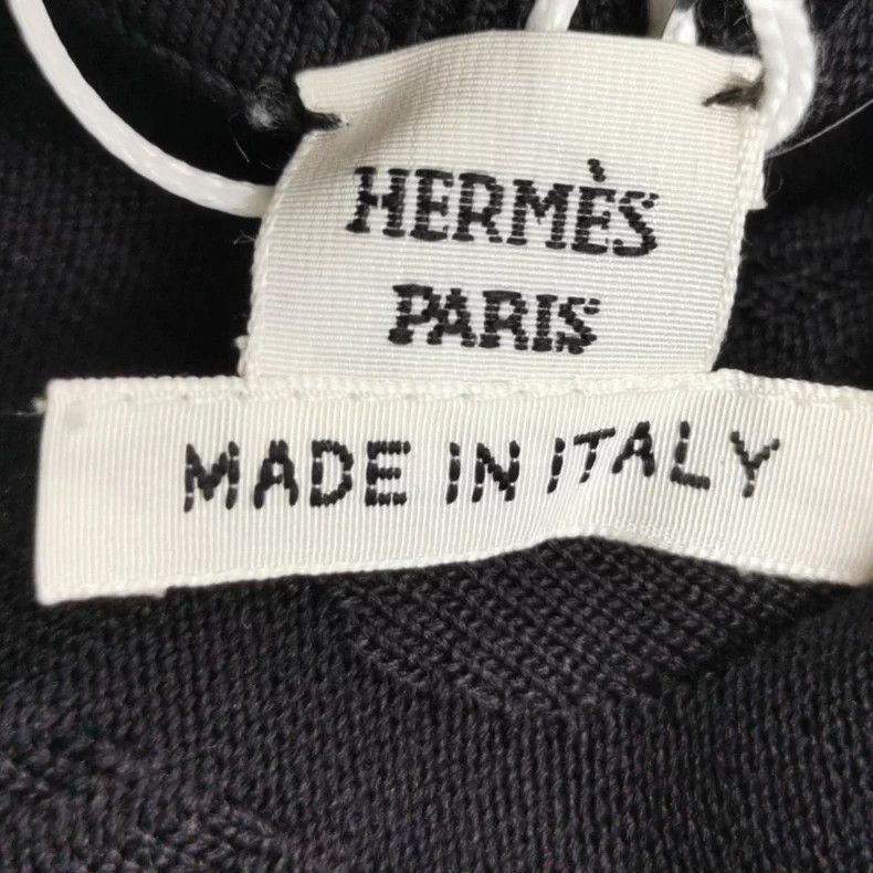 Hermes Hermes Silk Cotton Pig Nose Print Knit Top Size US S / EU 44-46 / 1 - 6 Thumbnail