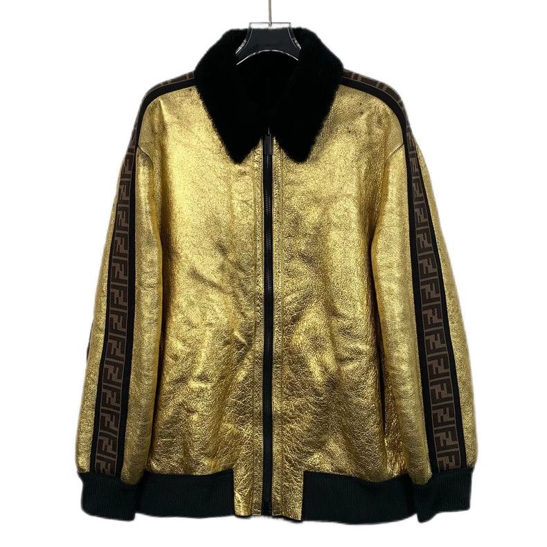 Fendi Fendi Logo Reversible Lapel Zip Jacket Outerwear Size US S / EU 44-46 / 1 - 3 Thumbnail