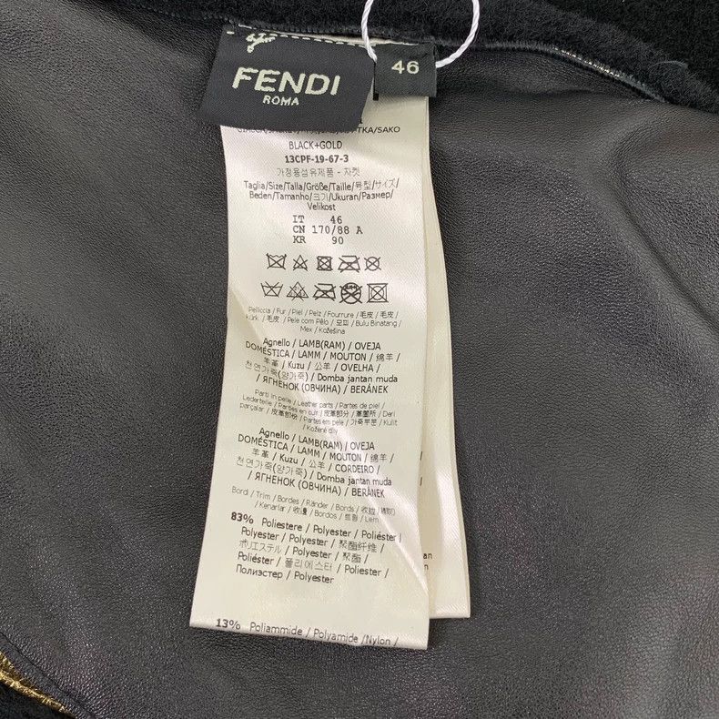 Fendi Fendi Logo Reversible Lapel Zip Jacket Outerwear Size US S / EU 44-46 / 1 - 7 Thumbnail