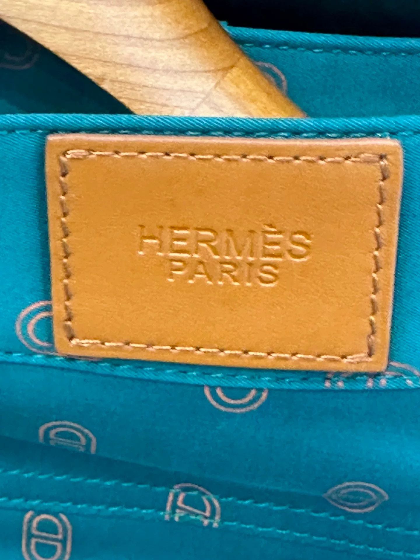 Hermes Hermes Green Denim Mini Skirt Size US 36 / EU 52 - 3 Thumbnail