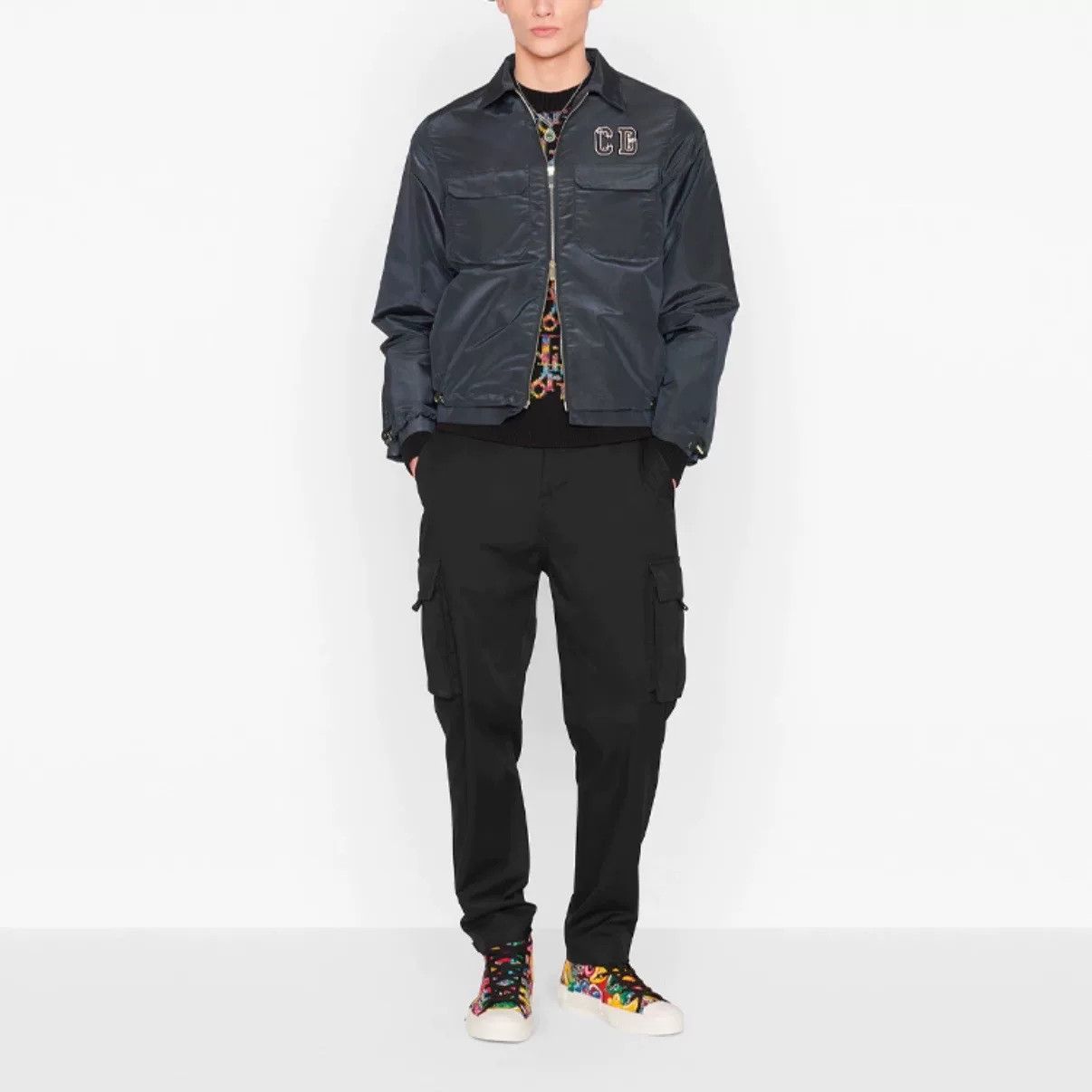 Dior Dior Kenny Scharf Windproof Jacket Blue Size US L / EU 52-54 / 3 - 6 Thumbnail