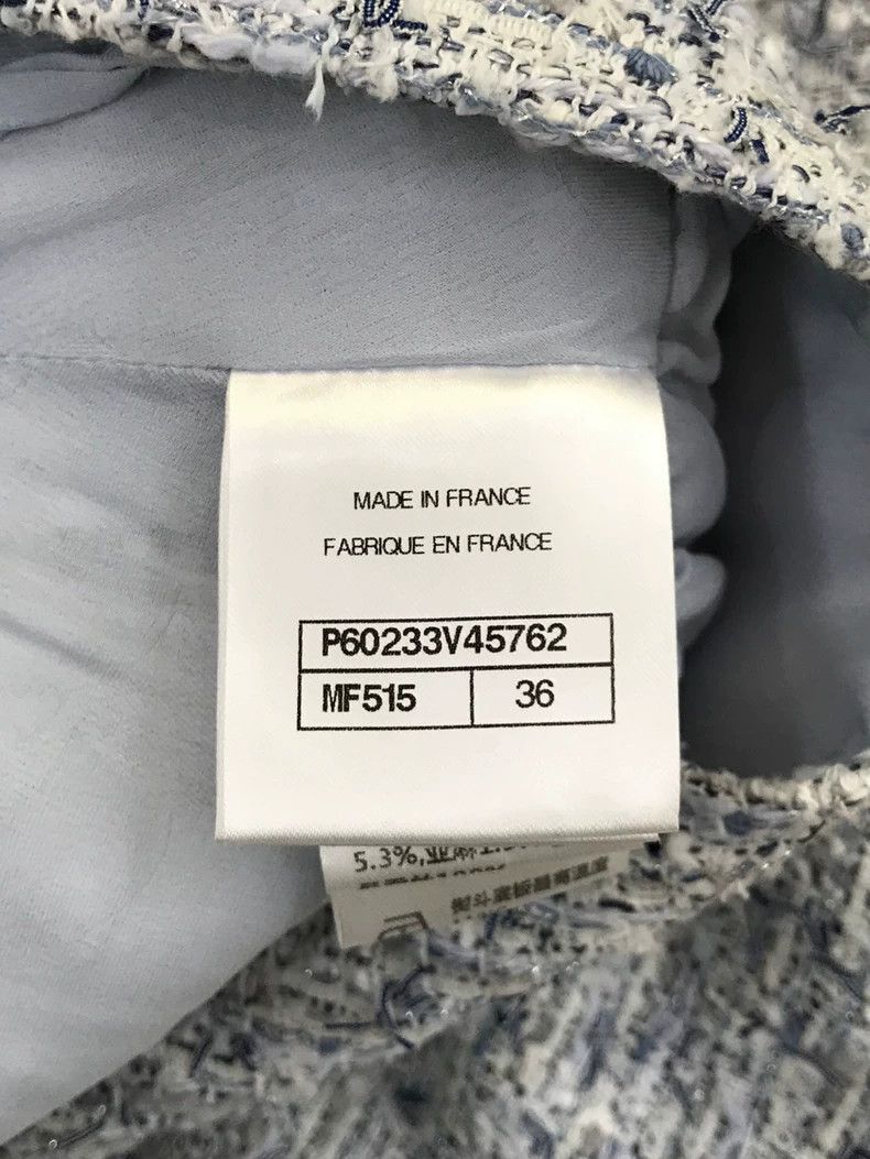 Chanel Chanel Cruise Blue Woven Skirt Size US 36 / EU 52 - 6 Thumbnail
