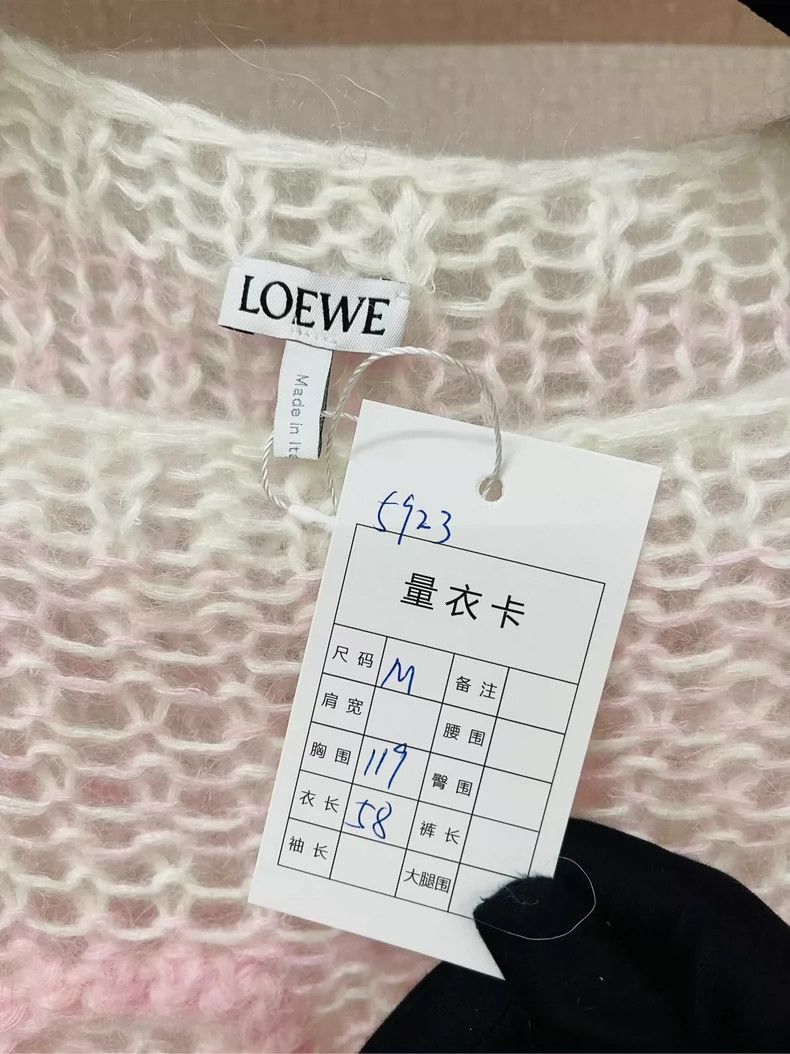 Loewe Loewe Pink Hollow-out Sweater M Size US M / EU 48-50 / 2 - 3 Thumbnail