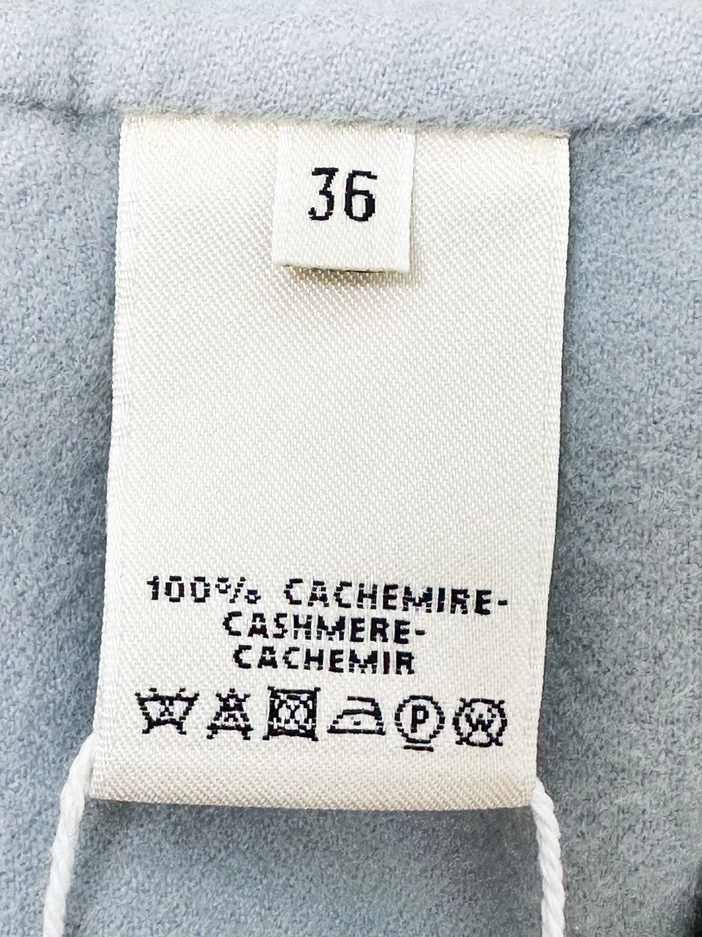 Hermes Hermes Blue Cashmere Coat Size 36 Size US XS / EU 42 / 0 - 4 Thumbnail