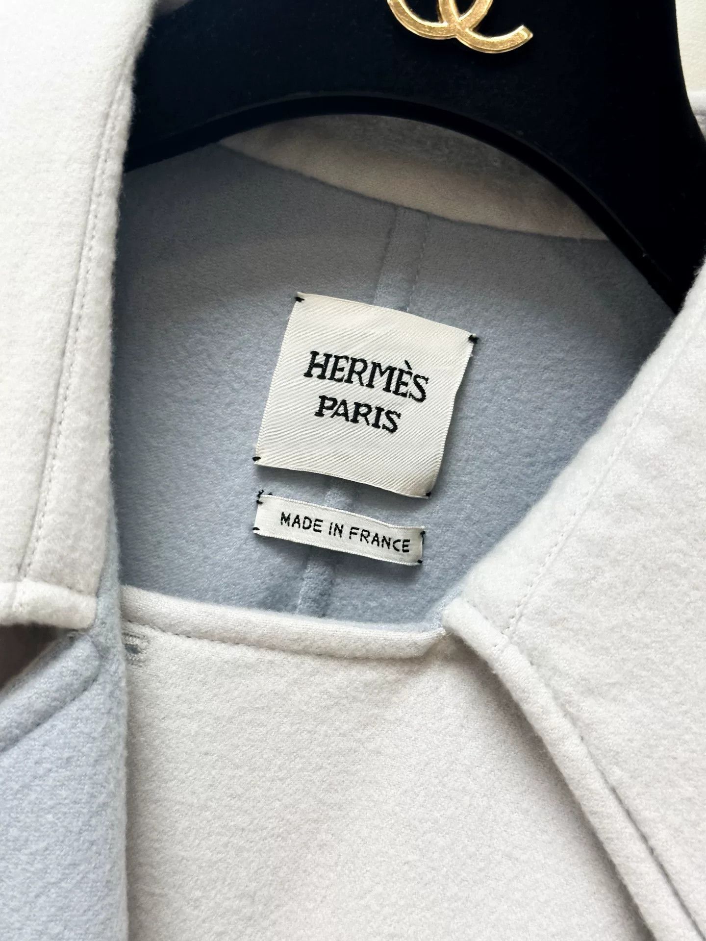 Hermes Hermes Blue Cashmere Coat Size 36 Size US XS / EU 42 / 0 - 2 Thumbnail