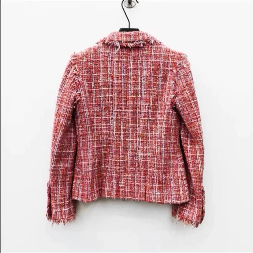 Chanel Chanel Vintage 04P Tweed Fringe Jacket Size US XS / EU 42 / 0 - 2 Thumbnail