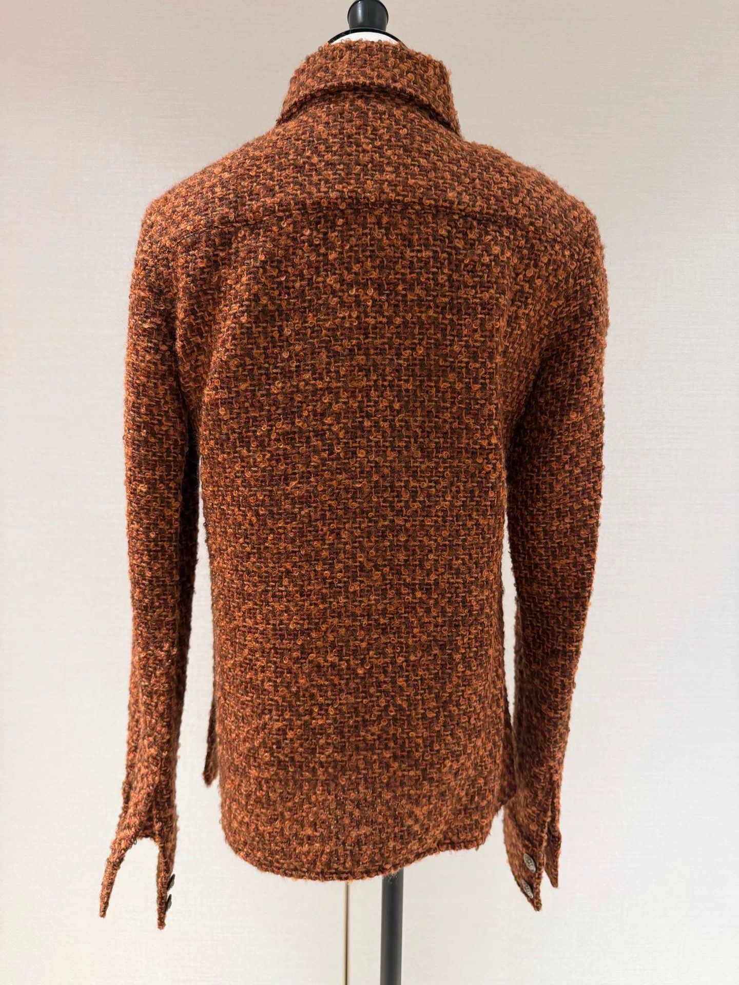 Chanel Chanel Rust Red Wool Knit Jacket Size US S / EU 44-46 / 1 - 2 Thumbnail