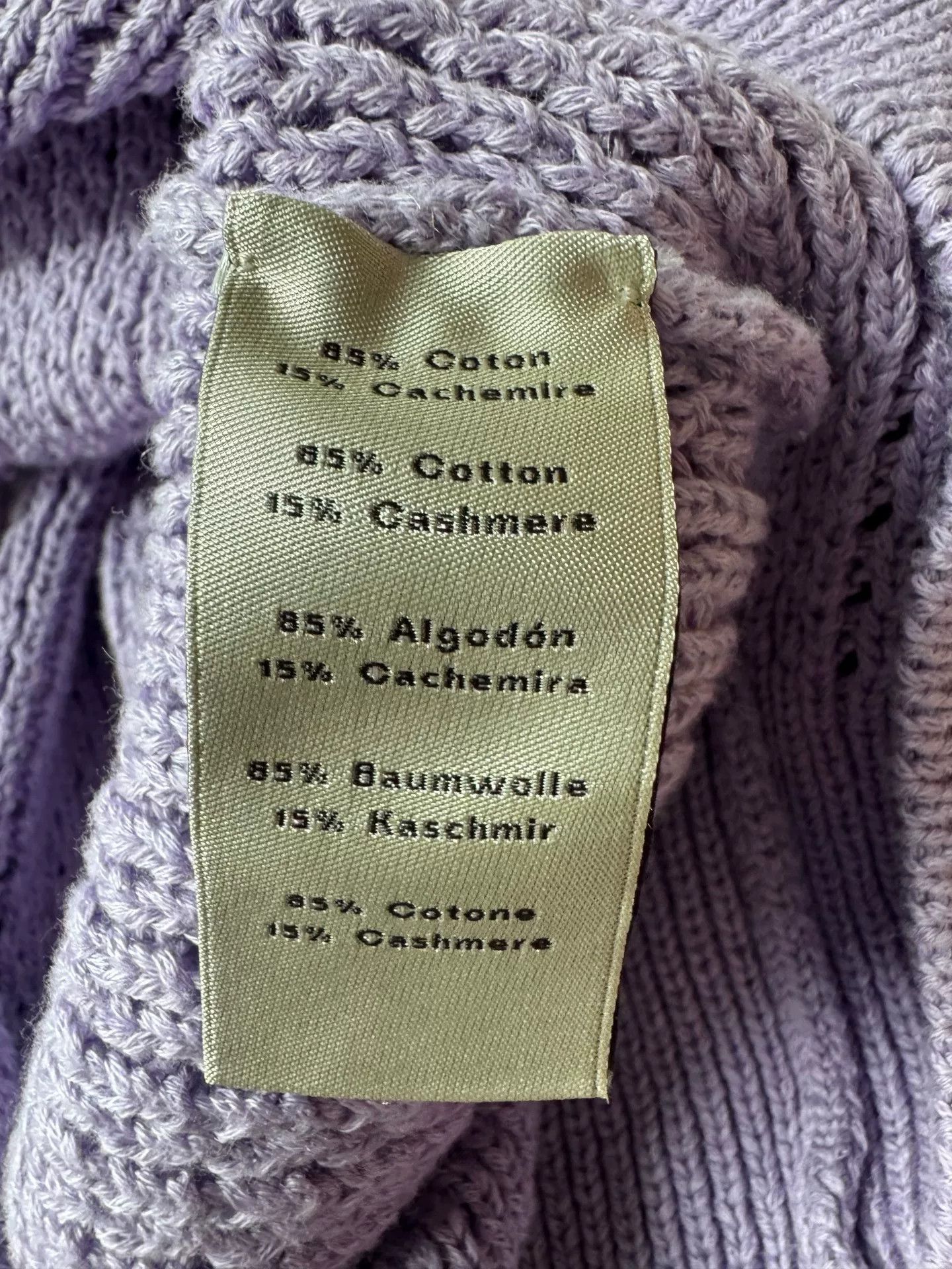 Hermes Hermes Purple Men's Knit Sweater L Size US L / EU 52-54 / 3 - 3 Thumbnail
