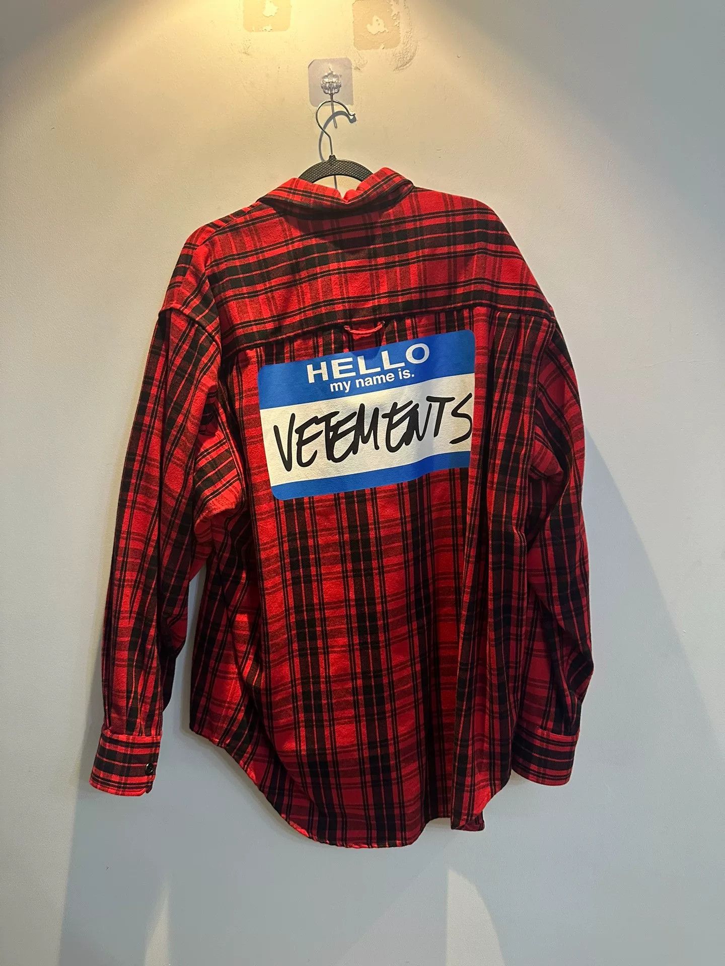 Vetements vetements fw21 red plaid shirt Size US S / EU 44-46 / 1 - 2 Thumbnail