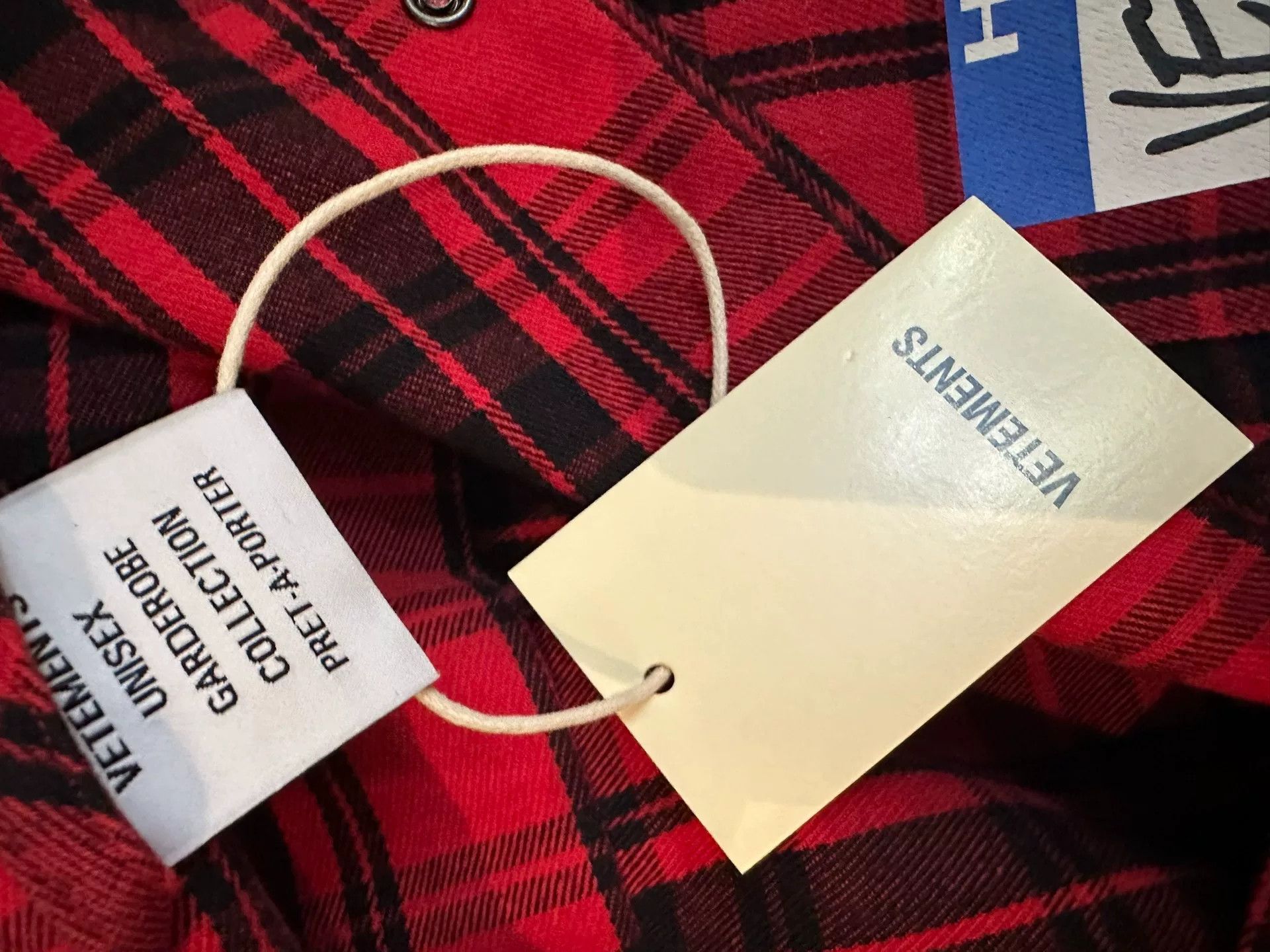 Vetements vetements fw21 red plaid shirt Size US S / EU 44-46 / 1 - 3 Thumbnail
