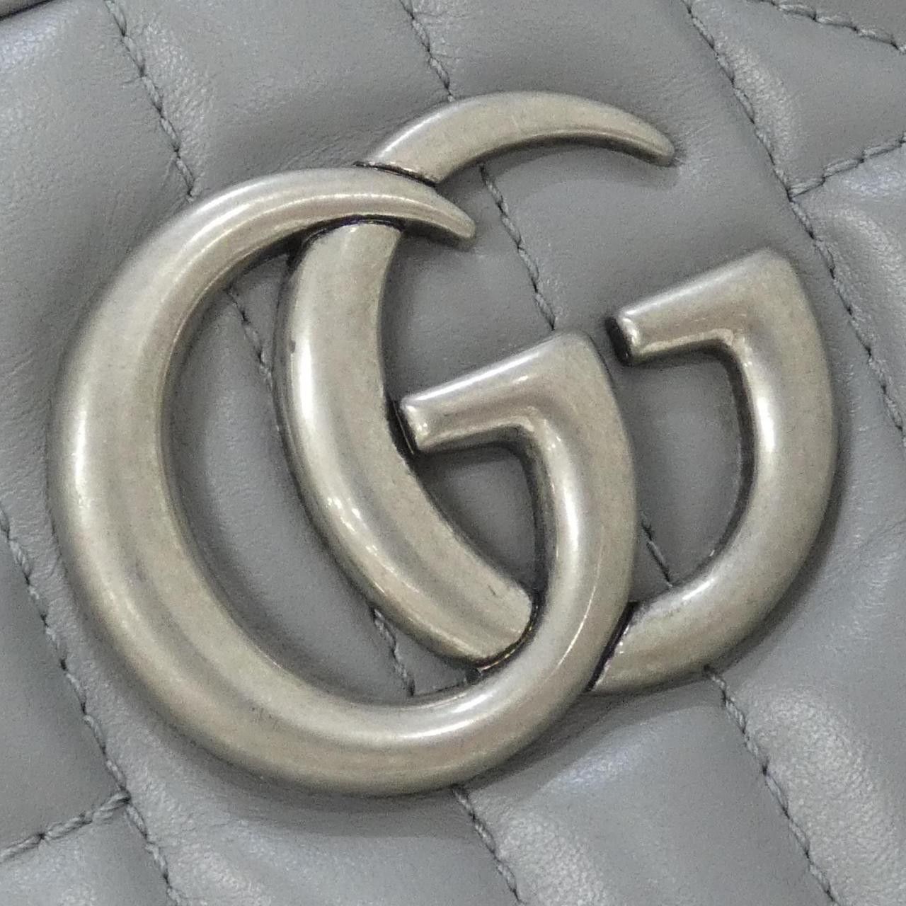 Gucci Gucci Gucci GG Marmont Leather Shoulder Bag Leather Shoulder Bag 447632 UM8BN DUTY FREE for USA Size ONE SIZE - 5 Thumbnail
