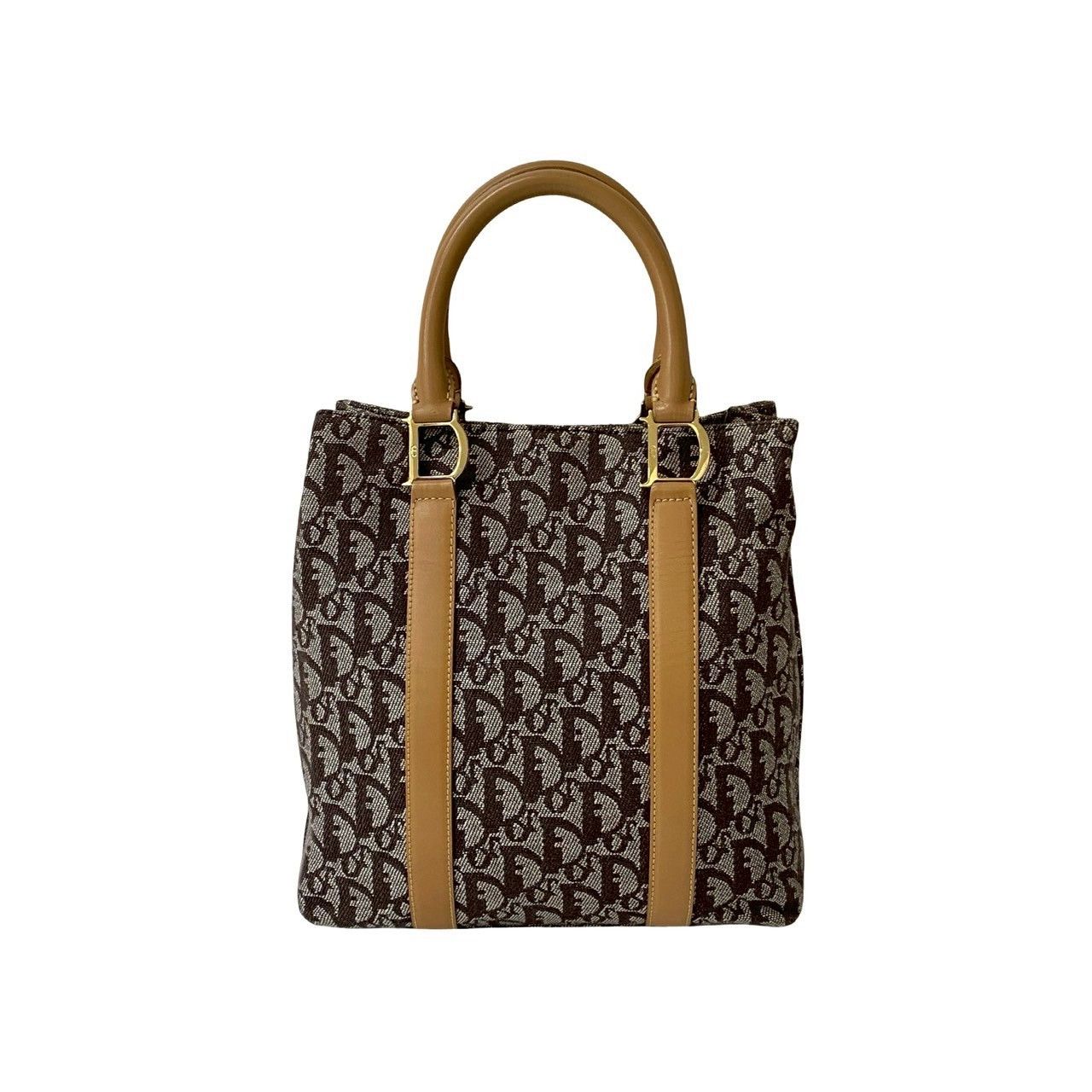 Dior Dior Christian Dior Trotter Canvas Leather Handbag Leather Handbag DUTY FREE for USA Size ONE SIZE - 2 Thumbnail