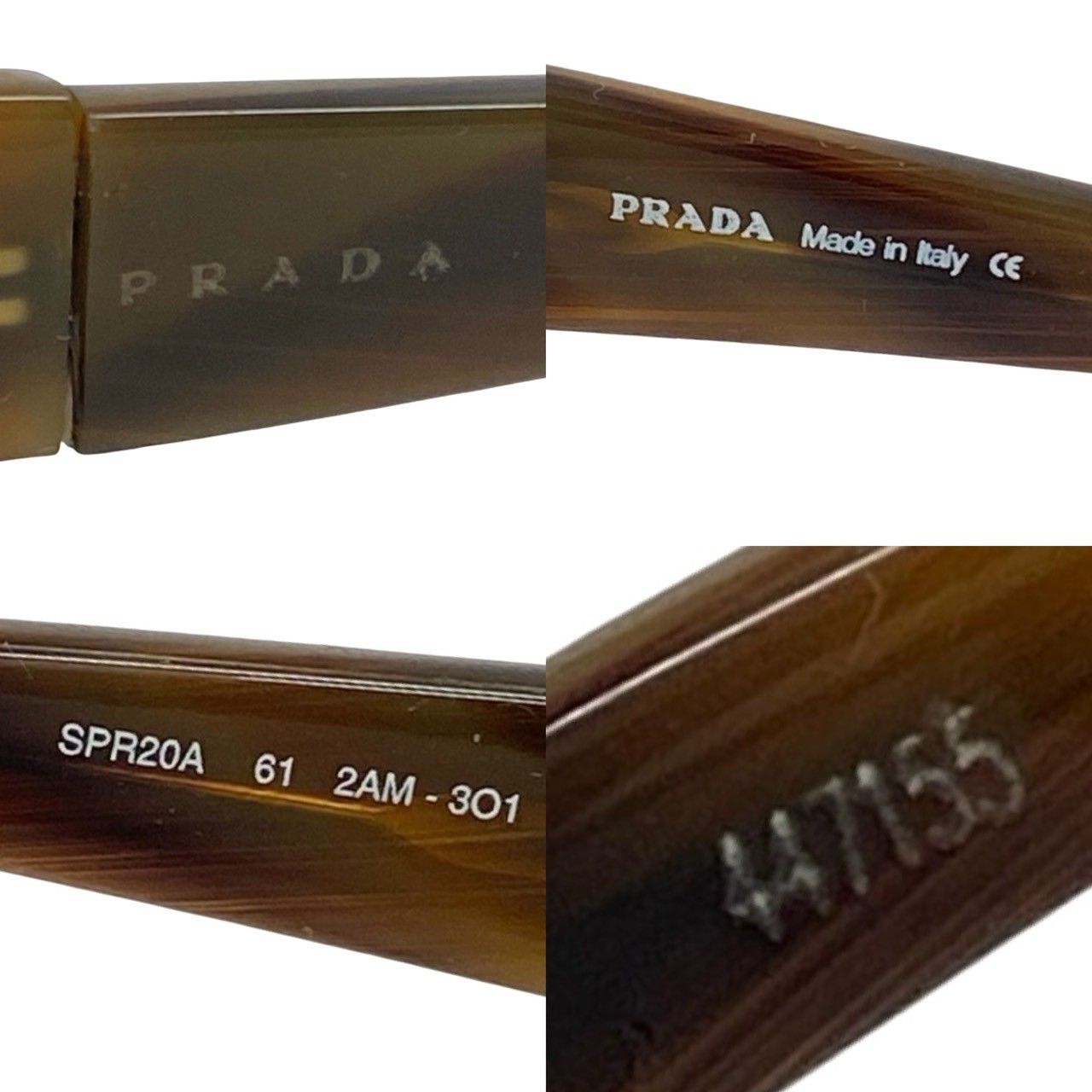 Prada Prada Prada Sunglasses Plastic Sunglasses DUTY FREE for USA Size ONE SIZE - 4 Thumbnail